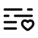 Free List Heart Icon