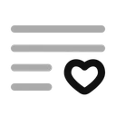 Free List Heart Icon