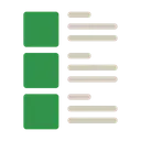 Free List Black Friday Flat Color Icon