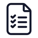 Free List Checklist Document Icon