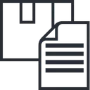 Free List Delivery List Parcel List Icon