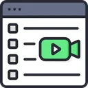 Free Lista De Seguimiento Lista De Seguimiento De Videos Lista De Videos Icono