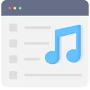 Free Lista De Seguimiento Lista De Seguimiento De Musica Lista De Musica Icono