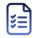 Free Lista Lista De Verificacao Documento Ícone