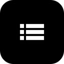 Free Liste Aufzahlungszeichen Menu Symbol
