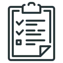 Free Presse Papiers Document Liste Icône