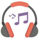 Free Listening Music Android Listening Headphones Art Icon