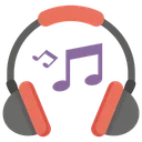 Free Listening Music Android Listening Headphones Art Icon