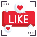 Free Like Comment Heart Icon