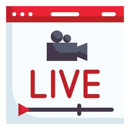 Free Live Stream  Icon