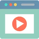 Free Live Streaming Media Player Multimedia Icon