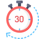 Free Minutes De Livraison Delai De Livraison Minutes Icône