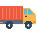 Free LKW Versand Logistik Symbol