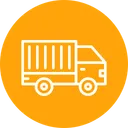 Free LKW Versand Logistik Symbol