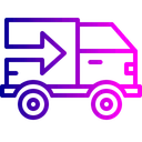 Free LKW Versand Logistik Symbol