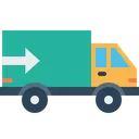 Free LKW Versand Logistik Symbol