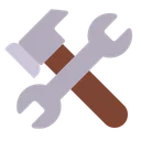 Free Y Llave Plana Icono