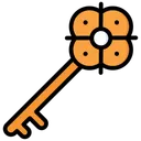 Free Clave Medieval Clave Acceso Icono