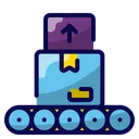Free Loading Package Cargo Ship Transport Goods Icon