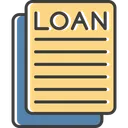 Free Loan Agreement Loan Application Loan Papers Icône