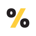 Free Loan Percentage  Icon