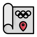 Free Localizacao Das Olimpiadas Ícone