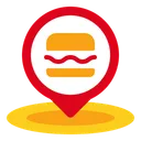 Free Localização de fast-food  Ícone