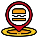 Free Localização de fast-food  Ícone