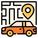 Free Localização do carro  Ícone