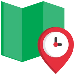 Free Location Time  Icon