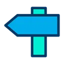 Free Direction Point Navigation Point Direction Arrow Icon
