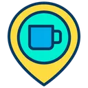 Free Cafe Location Location Pointer Location Marker Icon