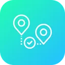 Free Location Path Way Icon