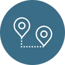 Free Location Path Way Icon