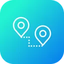 Free Location Path Way Icon