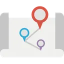 Free Geolocation Gps Navigation Location Markers Icon