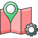 Free Location Settings Icon