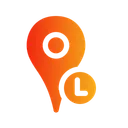 Free Location Time Navigation Direction Icon