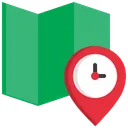 Free Location Time  Icon