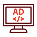 Free Location Web Advertising Web Website Icon