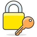 Free Lock Padlock Key Icon