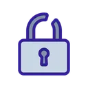 Free Lock Unlock Cipher Icon
