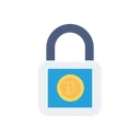 Free Lock Bitcoin Private Icon