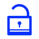 Free Lock Open Privacy Icon