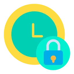 Free Lock Clock  Icon