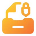 Free Lock Document  Icon