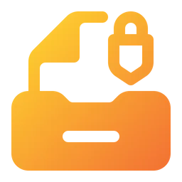 Free Lock Document  Icon
