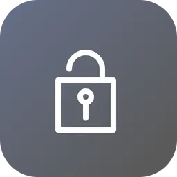Free Lock  Icon