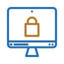 Free Website Lock Locked Icon