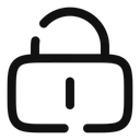 Free Lock keyhole minimalistic  아이콘